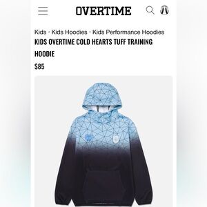 Brand New Overtime Bball Trainer Kids Hoodie
